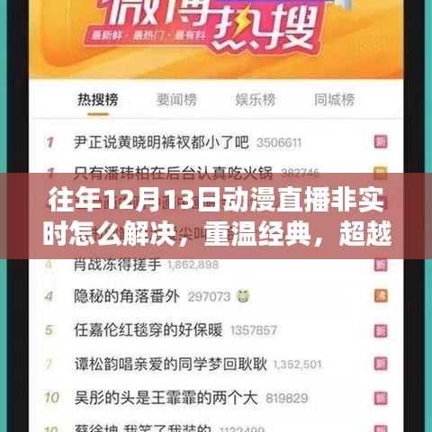 動(dòng)漫直播延遲解決新篇章，革命性創(chuàng)新產(chǎn)品引領(lǐng)經(jīng)典重溫，超越時(shí)空界限的解決方案介紹