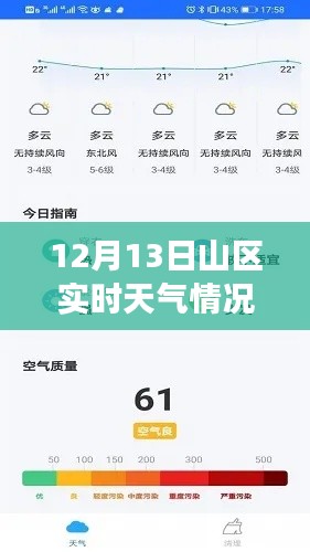 獨(dú)家解讀，12月13日山區(qū)實(shí)時(shí)天氣情況查詢最新特性與體驗(yàn)對(duì)比競(jìng)品分析