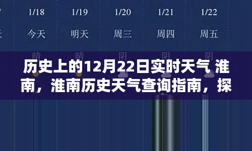 探索淮南歷史天氣，揭秘淮南市十二月二十二日的實時天氣記錄