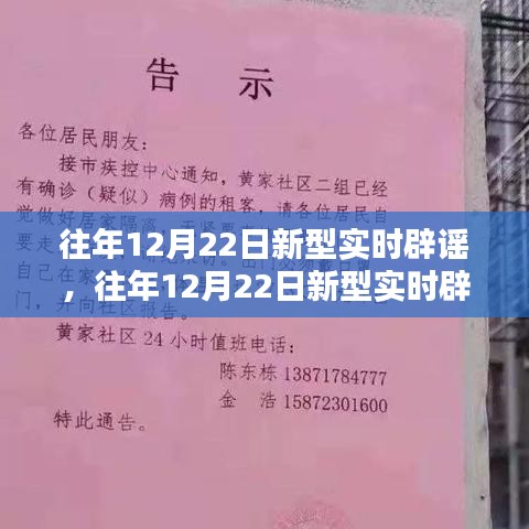 往年12月22日新型實時辟謠，真相與誤解的較量日