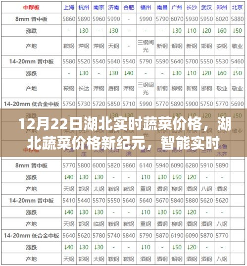 湖北蔬菜價(jià)格新紀(jì)元，智能實(shí)時(shí)查詢系統(tǒng)發(fā)布，12月22日蔬菜價(jià)格一覽無(wú)余