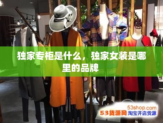獨(dú)家專柜是什么，獨(dú)家女裝是哪里的品牌 