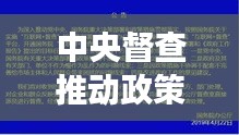 中央督查推動(dòng)政策落實(shí)落地，實(shí)效顯著，確保執(zhí)行不落空