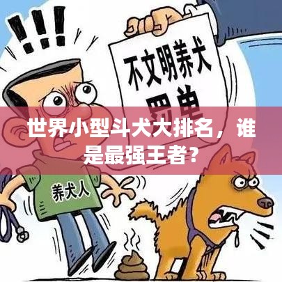 世界小型斗犬大排名，誰是最強王者？
