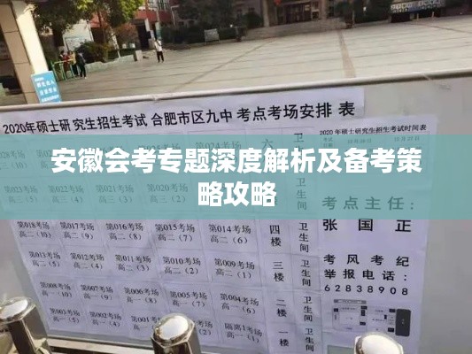 安徽會(huì)考專(zhuān)題深度解析及備考策略攻略